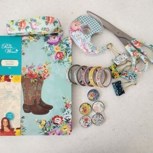 NEW Pioneer Woman Sweet Romance journal and misc office supplies craft supplies